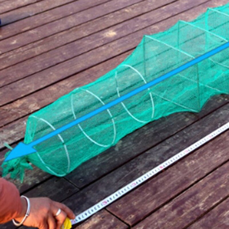 3 Meter Fishing Cage Foldable Fishing Trap Sturdy Pond Fishing Net Durable Crab Lake Lobster Squid Fish Shrimp Catcher