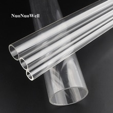 2 pces od.16-90mm tubo acrílico transparente tanque de aquário tubo de plexiglass tubo de água claro acrílico encaixes tubos de vidro