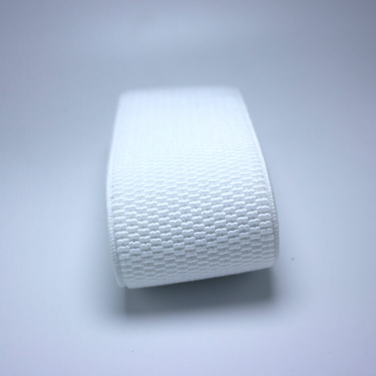 5CM breite Elastische bands von maiskörner/nähen kleidung zubehör/elastische band/gummiband: white