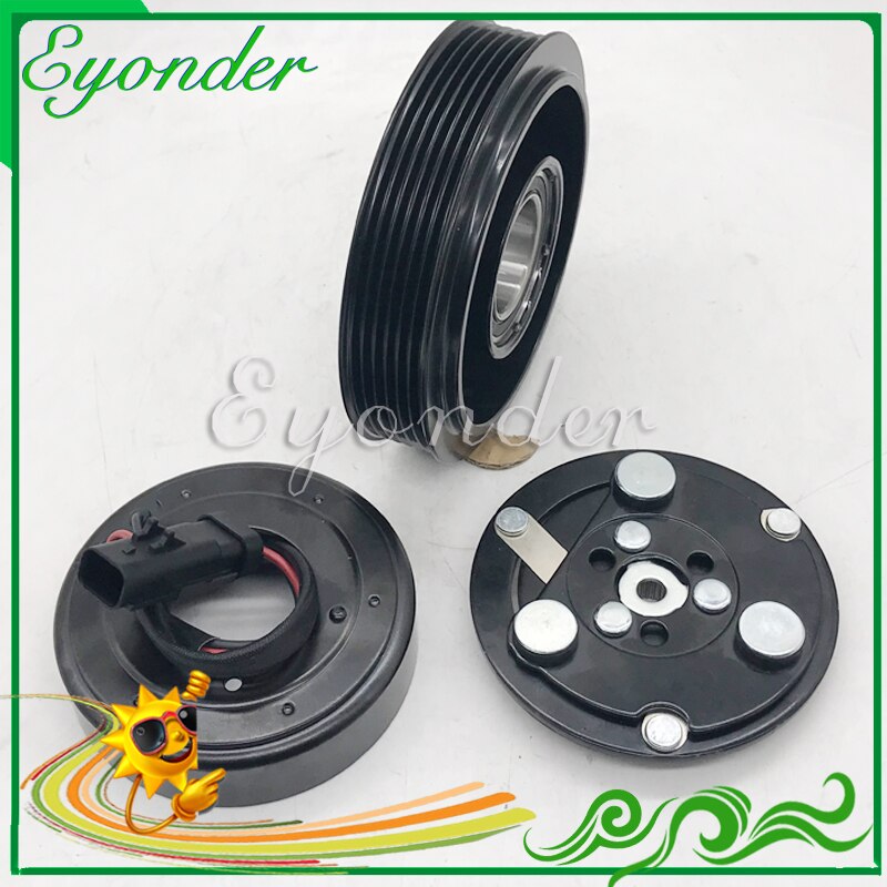 AC A/C Air Conditioning Compressor Magnetic Clutch Assembly Pulley Repair Kit for Dodge Durango Dakota Ram 1500 2500 3500 Pickup
