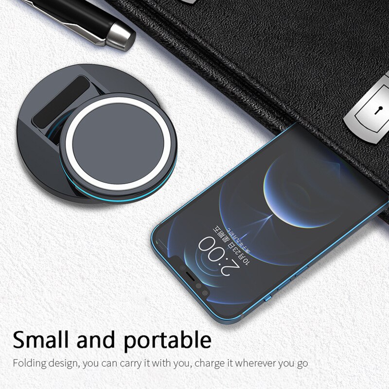 15W Original Magnetic Wireless Charger For IPhone 12 Pro Max 12pro 12 Mini USB C PD18W QC3.0 Adapter Magsafing Qi Fast Charger