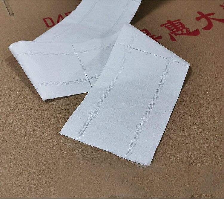 1 Roll Big Roll Toilet Paper 3-Layer Native Wood Soft Toilet Paper Pulp Home Rolling Paper Strong Water Absorption