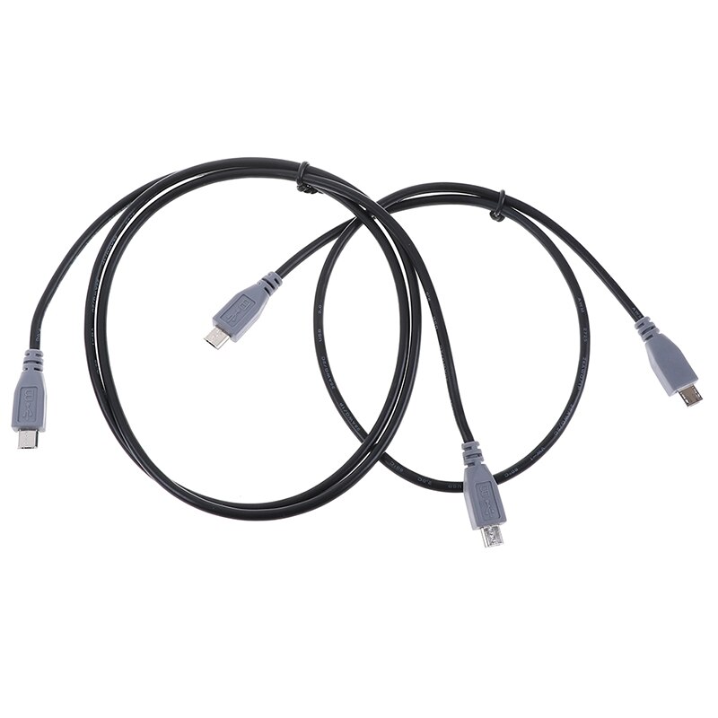 1pcs 25/50/100cm Micro USB Male To Micro USB Male Data Charger Cable For MP4 Phone