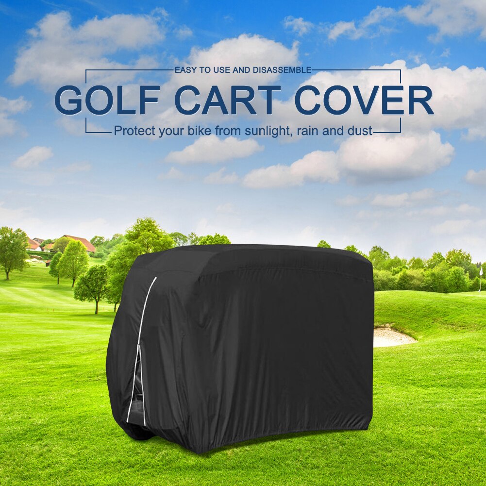 4 Passengers Golf Cart Cover Waterproof Club Car Roof Rain Enclosure Golf Cart Protect Cover UV Resistant
