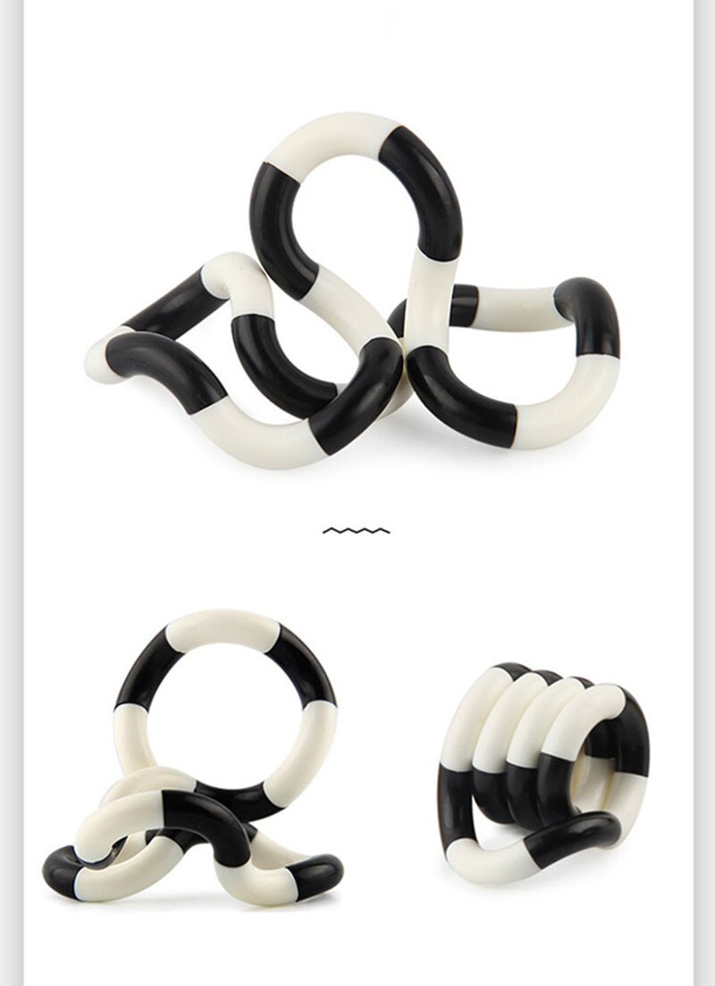 Stress Relief Variety Of Twisting Winding Toy Boring Deformation Rope Adult Decompression Vent Toy Young Adult Random Color One