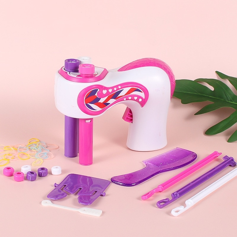 Electric Automatic Braid Machine Artifact DIY Hair Twist Knitting Machine Dirty Braid Lazy Braid Tools Girl: Hair braid machine