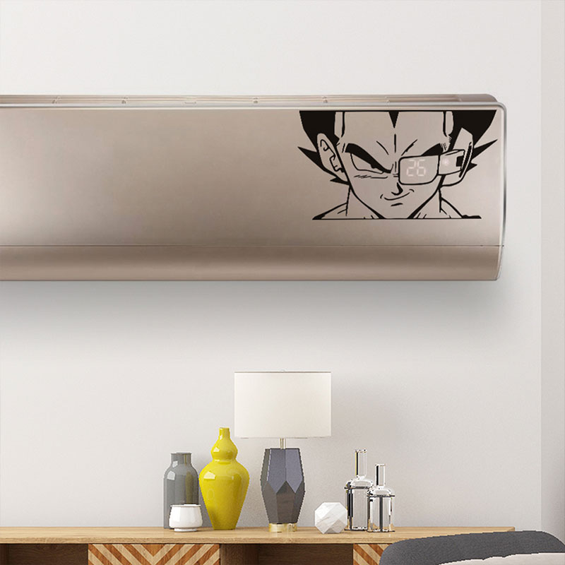 Pegatinas creativas de PVC para aire acondicionado, pegatinas impermeables para colgar en la pared, decoración hueca