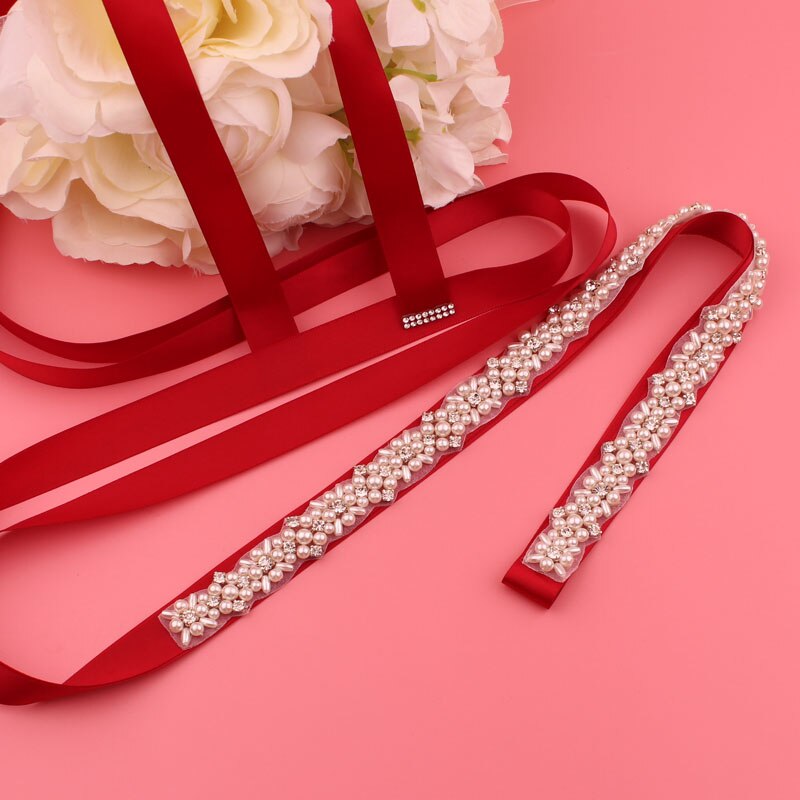 Trouwjurk Riemen Dames Riemen Dubbelzijdig Linten Bruidsjurk Riemen Bruiloft Riemen