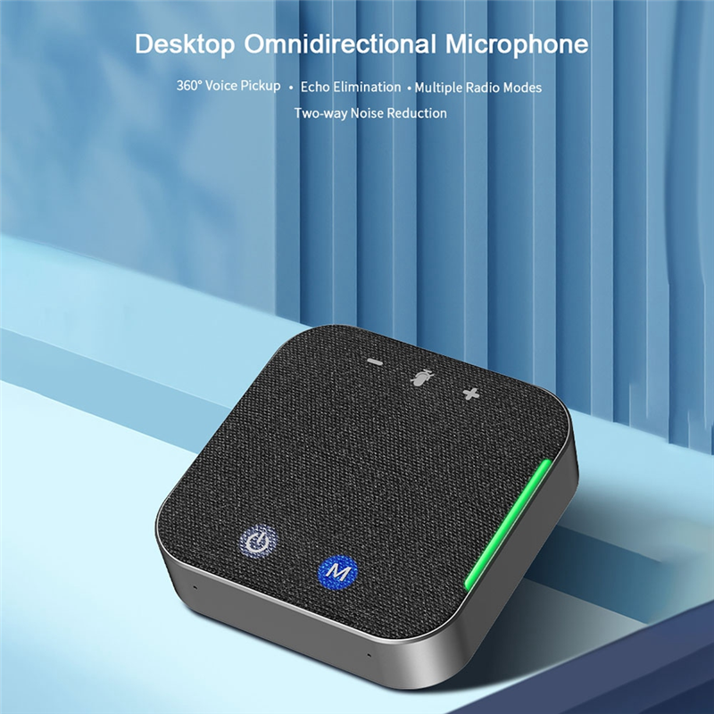 Forw-videoneuvottelu kaiutinpuhelin langaton skype-, zoom- ja tietokone-läppärikäyttöön monisuuntainen mikrofoni usb bluetooth-mikrofoni