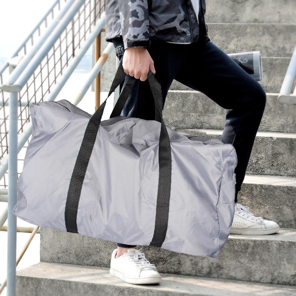 Bærbar opbevaringspose ultralet sammenklappelig opbevaringspose polyester stor kapacitet håndtaske til kajak oppustelig båd tilbehør