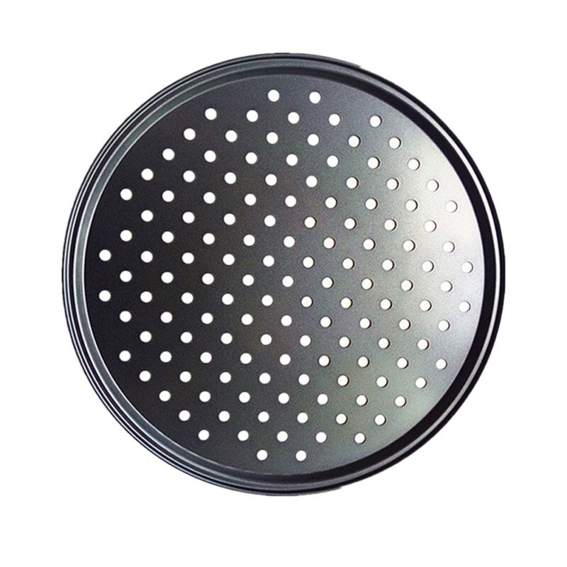 Rvs Non-stick Ronde Cake Pan Magnetron Bakvormen Pannen Pie Lade Bakken Pizza Pan: 28CM