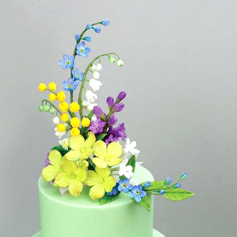 Bloemen Bladeren Siliconen Fondant Taart Decoreren Gereedschappen Sugarcraft Clay Mold Cookie Cupcake Chocolade Bakken Mallen