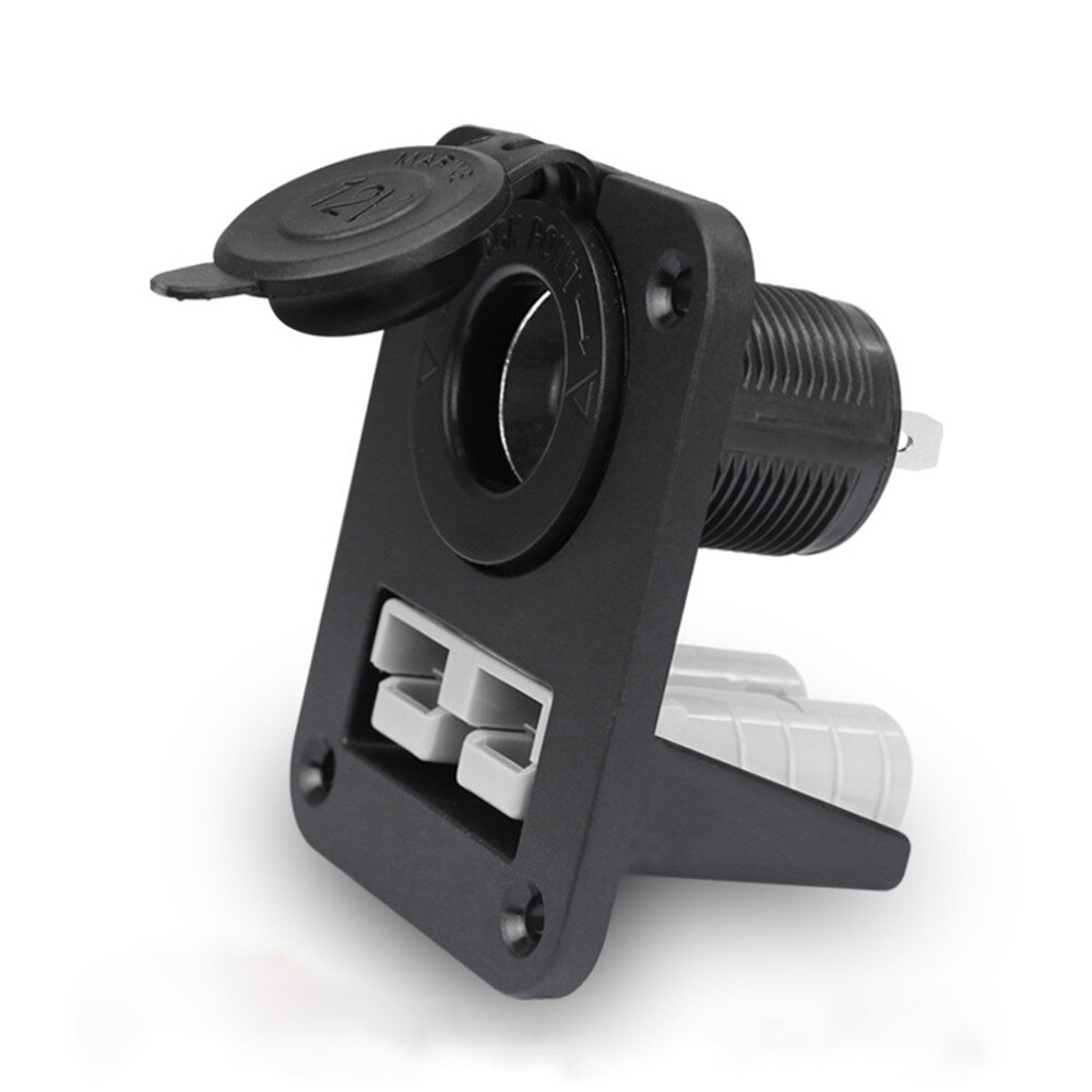 Anderson Plug Cigarette Lighter Socket Charger Flush Mount Recessed Plate for Caravan Camper Boat Truck