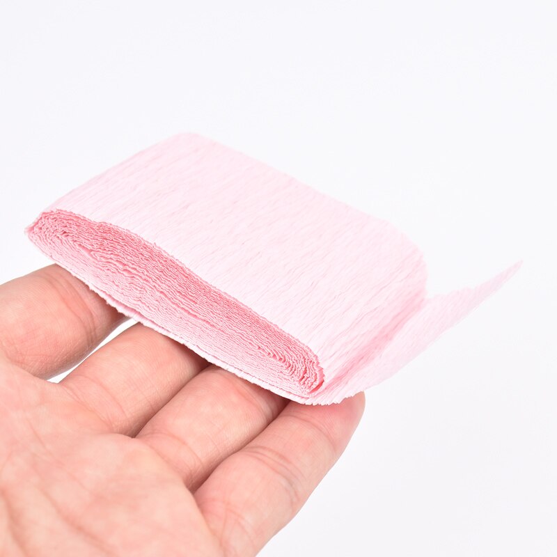 6pcs/lot Macaron Pastel Crepe Paper Streamers Rainbow Unicorn Birthday Party Decoration for Baby Shower Backdrop 5cm*2.5m