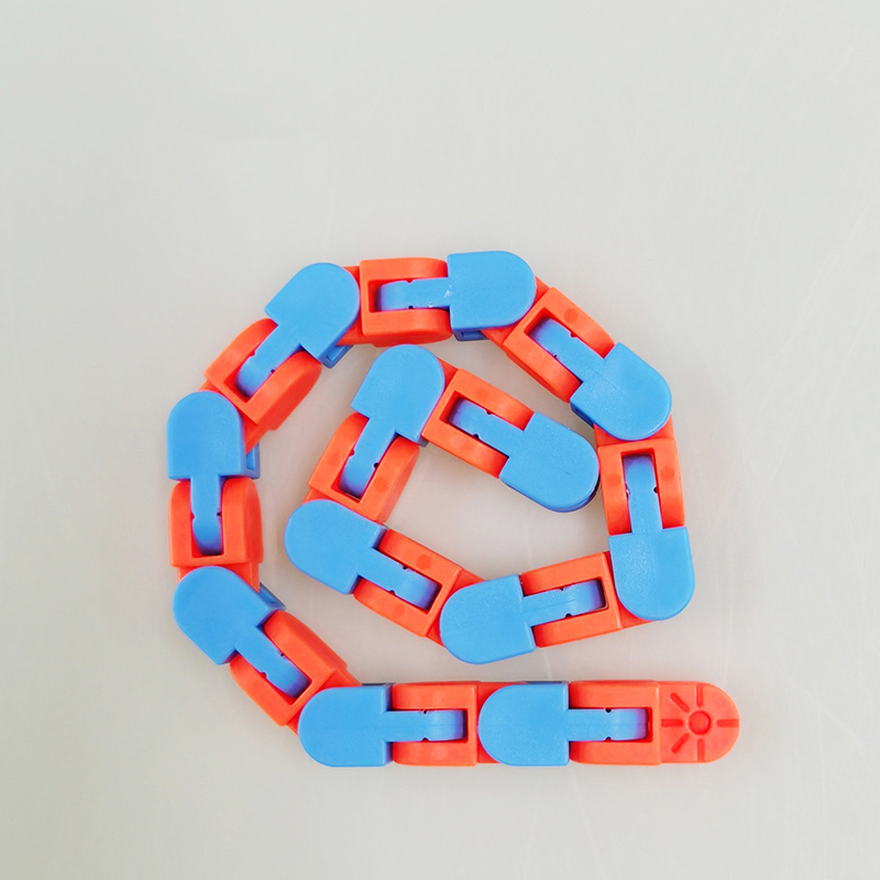 Decompression Fidget Toys Wacky Tracks Chain Anti Stress Toy Sensory Toy Autism Needs Squishy Stress Reliever Toys: 01