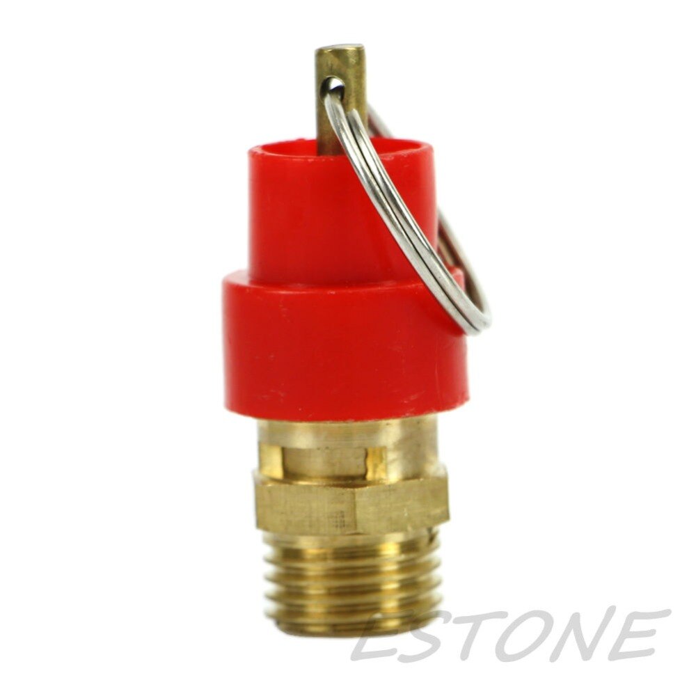 1pc 1/4 '' 12kg bsp luftkompressor sikkerhetsventil trykkavlastningsregulator  -y103