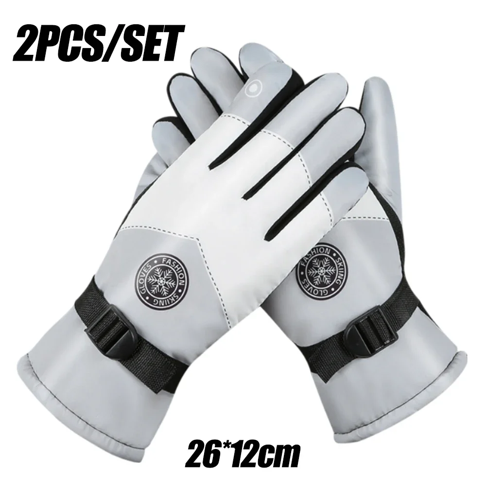 Gants de Ski gants d'hiver pour femmes hommes mitaines de Snowboard gants pour écran tactile motoneige moteur gant de neige thermique imperméable: vert militaire
