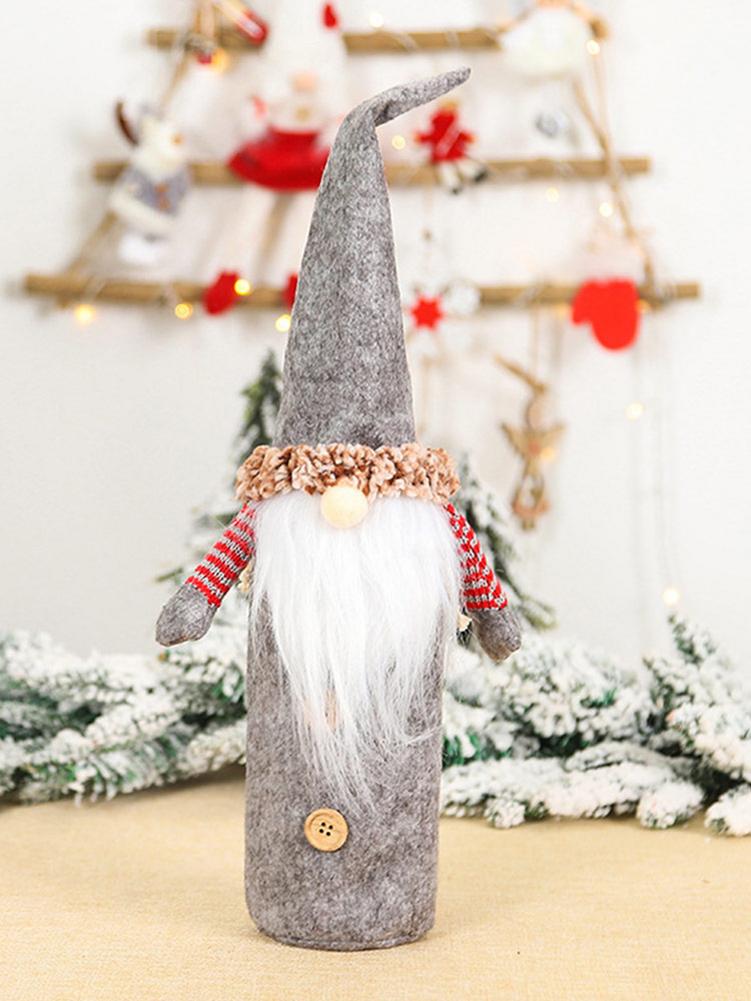 Zwerge Wein Flasche Abdeckung Auffälligen Wein Flasche Deckel Mit Kordelzug Einfach Zu Packen HinzufüGen Genuss Des Lebens Für Christma
