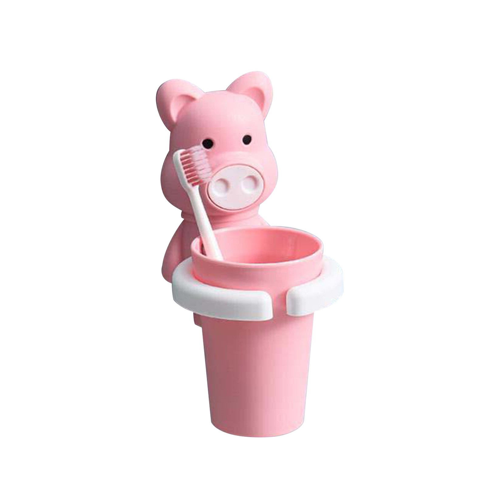 Porte-brosse à dents avec tasse, étagère murale Durable et résistante aux chutes, porte-gobelet pour bain de bouche, accessoires de salle de bains: Default Title