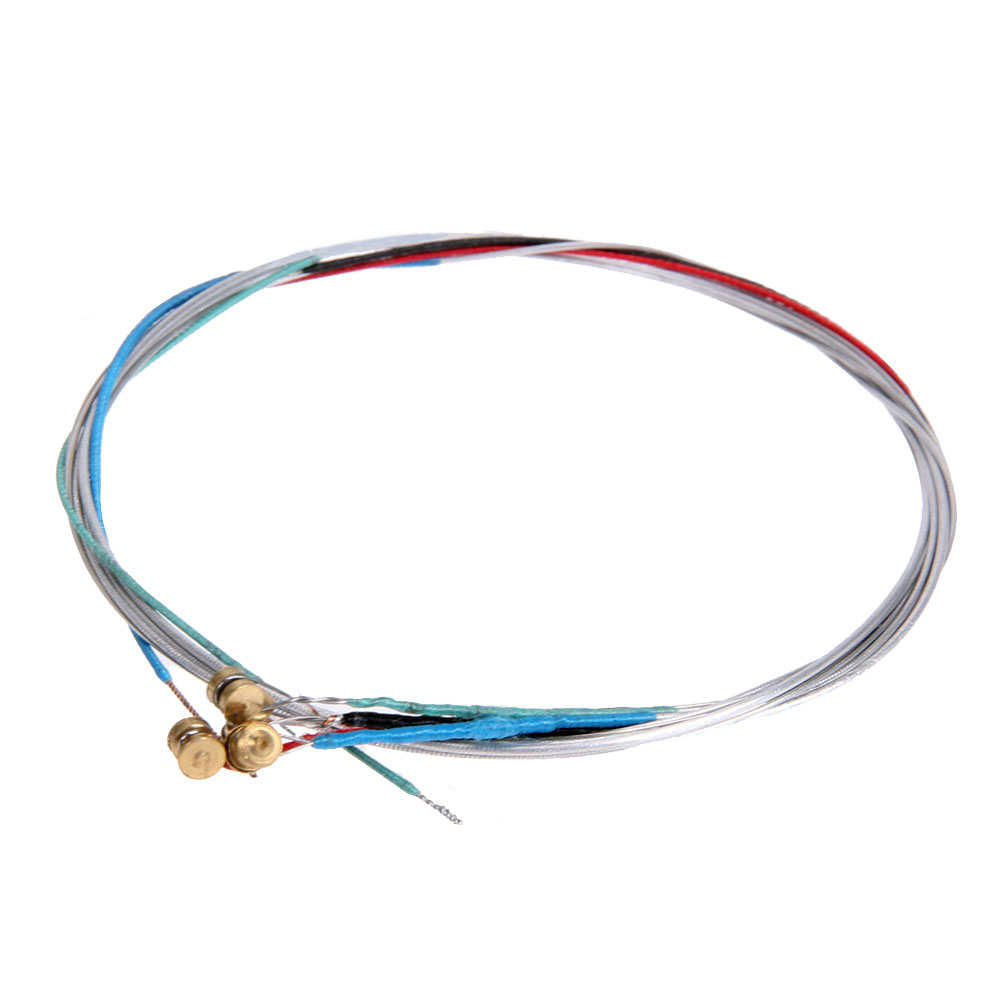 Cuerda de violín , cuerdas de acero para violín, piezas de instrumentos musicales con núcleo de E-A-D-G, accesorios de violín de aluminio