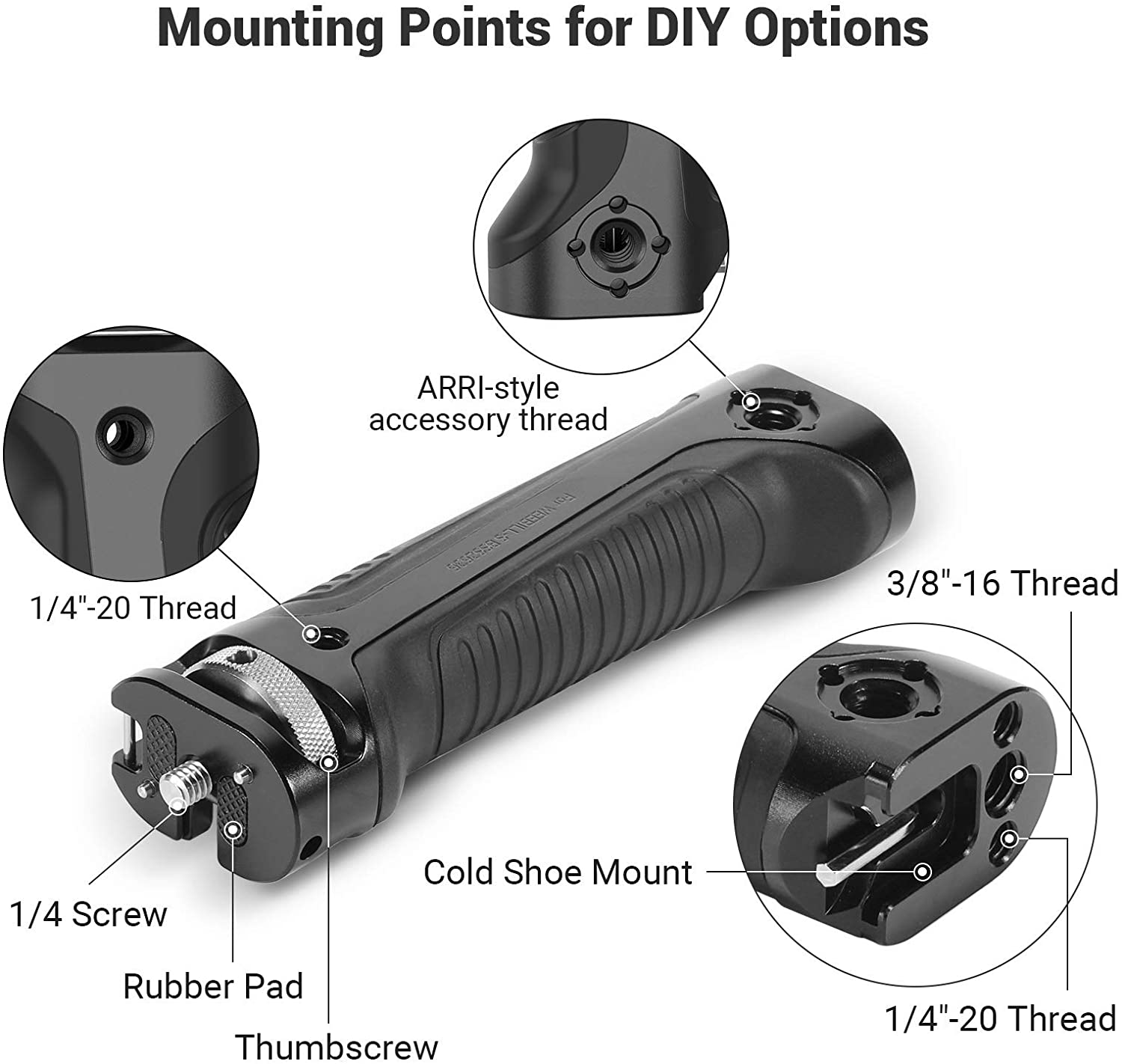 Smallrig estabilizador handgrip para zhiyun-tech WEEBILL-S cardan 2636