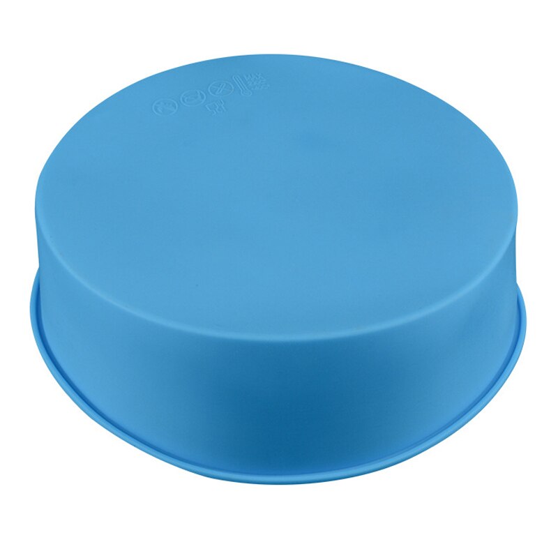 Ronde siliconen cakevorm bakvorm bakvorm bakvorm gereedschap voor keukengereedschap bakvorm maker 17*6cm willekeurige kleuren