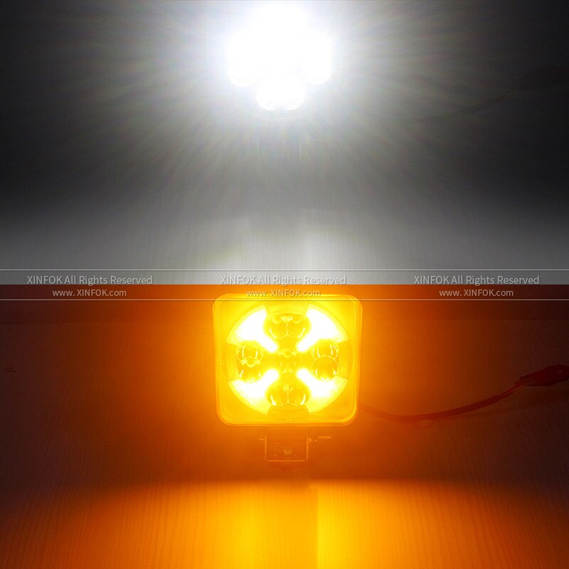 Auto Led Spot Flood Verlichting Combo Beam 3030 Smd Dc 12-24 Volt 63 Watt 6500K 3000K Voor Vrachtwagen 4X4 4WD