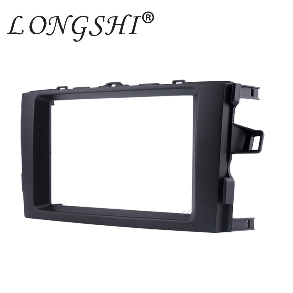 Placa de Panel LONGSHI, Radio de coche, envolvente para TOYOTA Auris 2006 2007 20112012, marco de reequipamiento DVD, Kit de tablero 2d