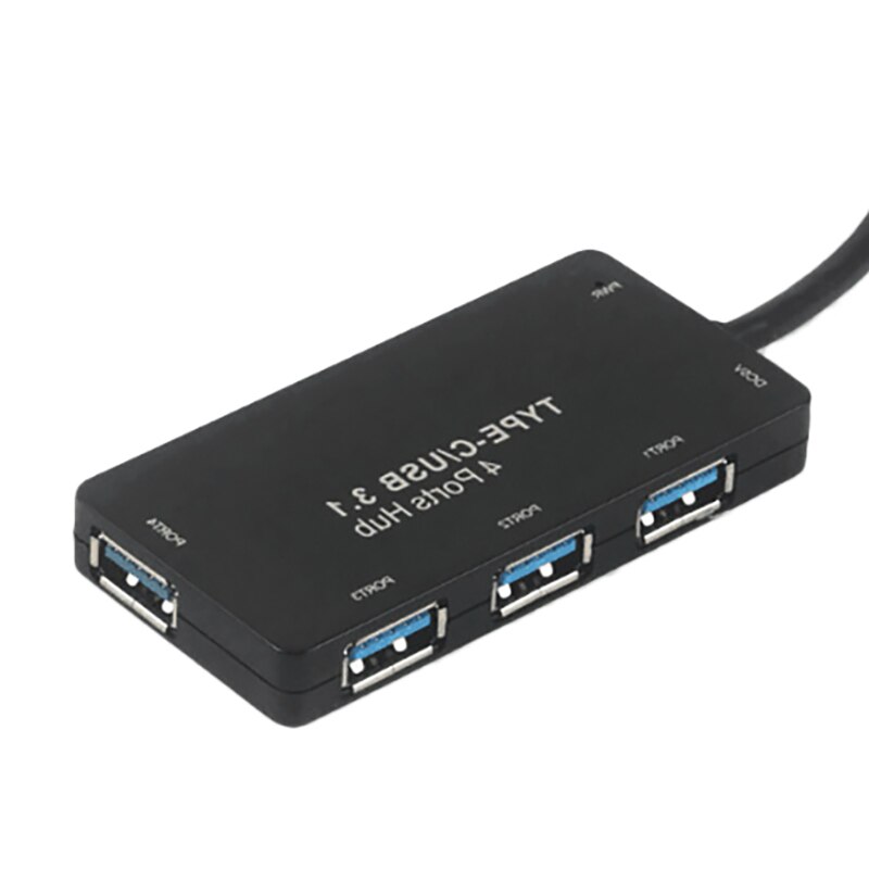 Usb-hub dockingstation type-c  to 3 x usb 3.0 3- poorts usb-c-hub voor laptop-pc