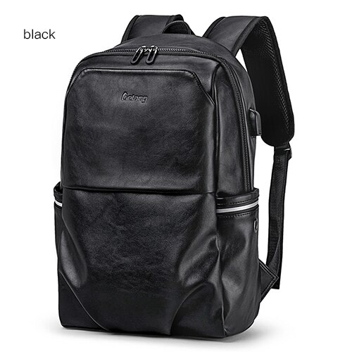LIELANG Leather Backpack Men Waterproof Laptop Backpack Men's Travel Bag Large Stylish Boys Teenager Schoolbag Male Bagpack: Default Title