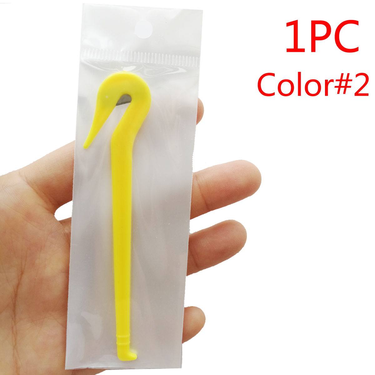 Cortador de goma de bandas para el cabello para niñas, herramienta de corte de bandas para la cabeza, removedor de corbatas, cuchillo de corte, herramienta de peinado de salón, 1 unidad: Marfíl