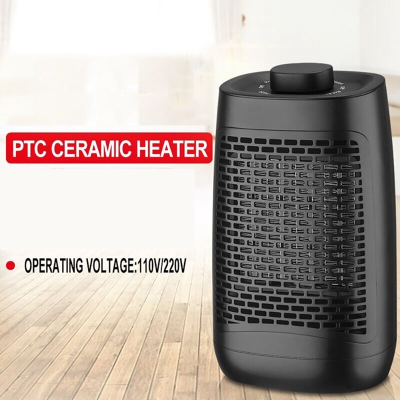 Elektrische Ventilator Heater Warmer Snelle Verwarming Verstelbare Thermostaat Heater Air Warmer Draagbare Verwarming Fan Eu Plug