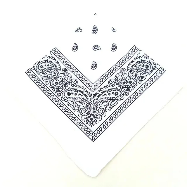 Hommes femmes bandana bandeau cowboy hommes motard sport chapeaux hip hop poignet bandeau simple face tête enveloppement écharpe: Black