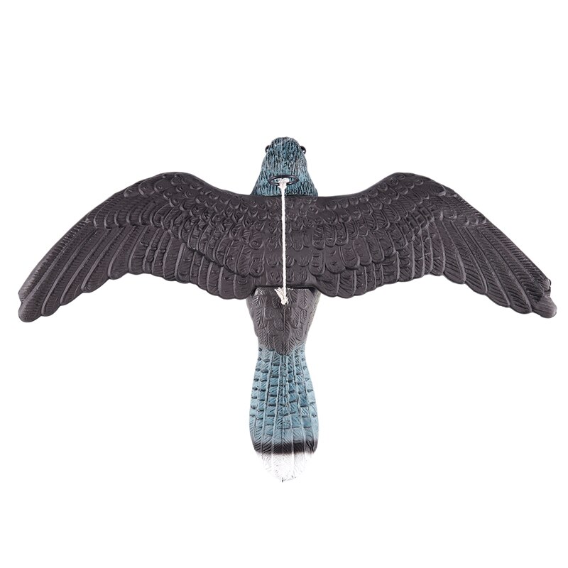 HG-Simulation Flying Big Bird Caller Outdoor Hunting Decoys Hawk Seagull for Pigeon Decoys Garden Yard Plant Scarer Pest Con