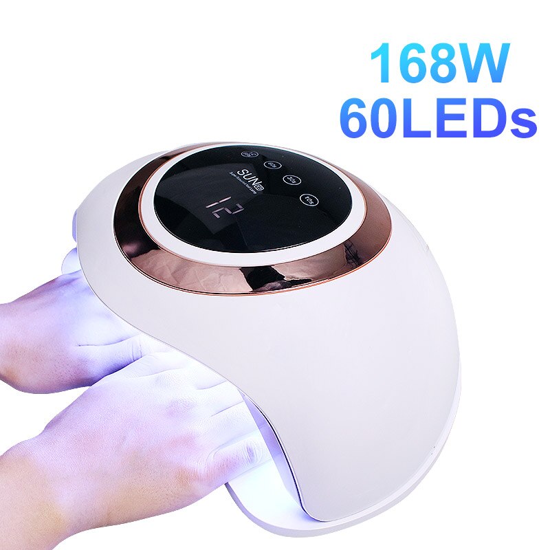 120W Uv Lamp Voor Nail Droger 60Pcs Uv Led Lamp Nail Lamp Voor Curing Alle Gels Builder Polish vernis Manicure Salon Nail Art Gereedschap: Y3 Nail Lamp