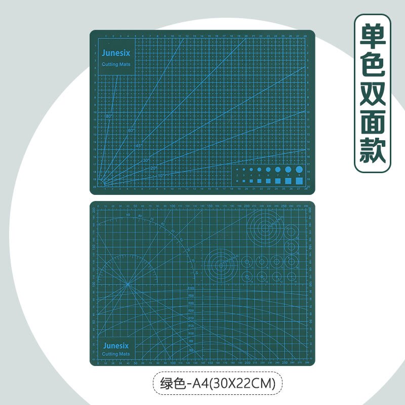 Multifunction Pvc Self Healing Cutting Mat Cutting pad Board Paper Cutter DIY Craft Tools Office School Supplies: double side-2