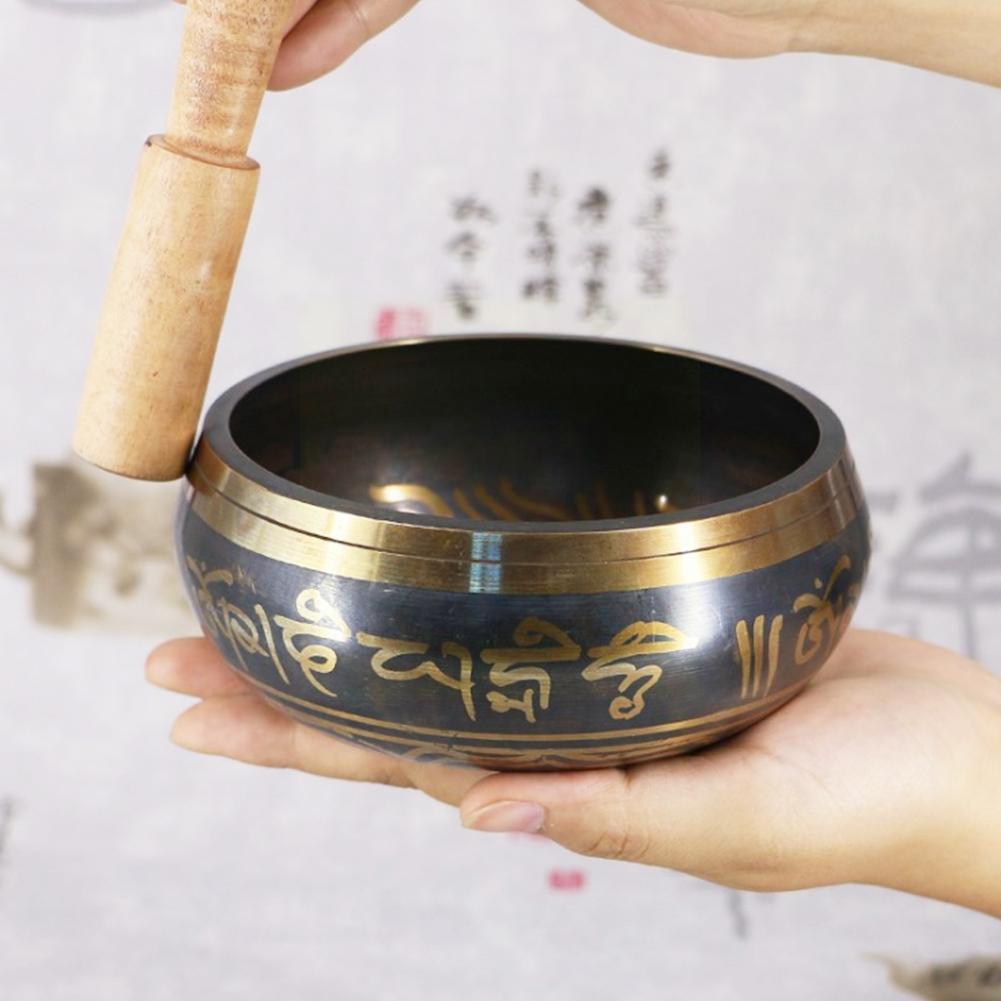 tibetan-buddhism-singing-bowl-hand-hammered-yoga-copper-chakra-meditation-gift-relax-soothing-sound-meditation-specialists main image 1