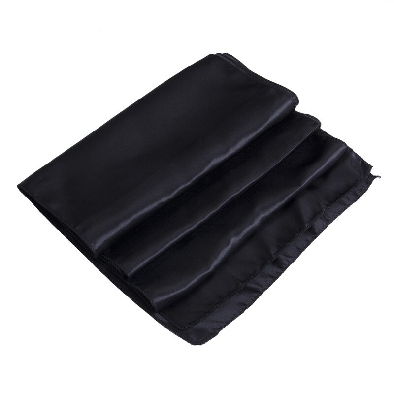 Satin Tafelloper Bruiloft Tafellopers Receptie Banket Decoratie: Zwart