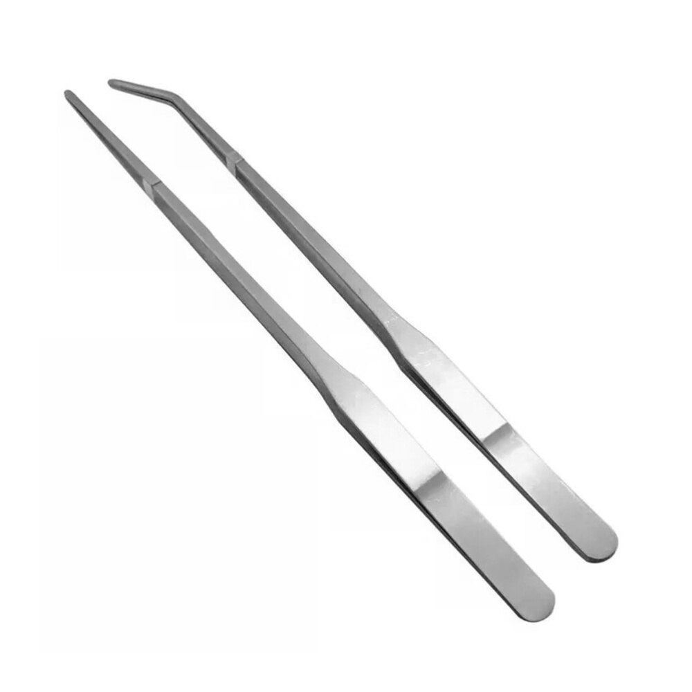 2 stück edelstahl-futterclips für reptilienfutter (silber)