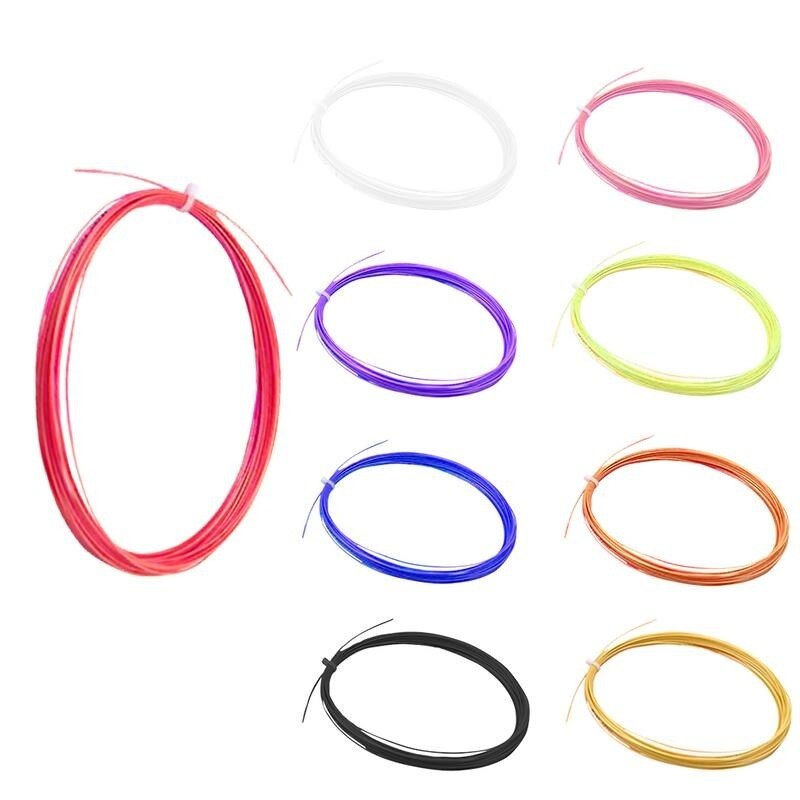 1 Artikel Badminton Racket String Badminton Training String Multicolor Badminton Racket String 0. 7Mm * 10M