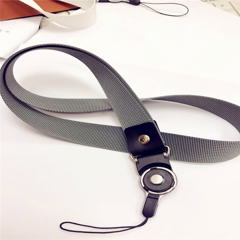 6 Kleuren Draagbare Mobiele Telefoon Riemen Touw Voor Samsung Galaxy S6 S7 Rand Plus Iphone 6 Plus Lanyard Neck Strap telefoon Decoratie: gray