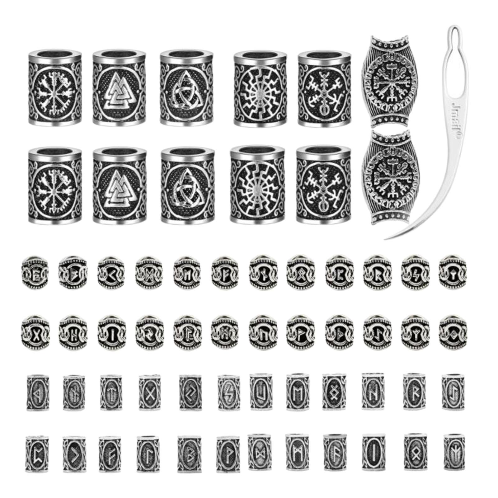 Aros de Metal para el pelo, accesorios de decoración para el cabello, cuentas trenzadas para el cabello