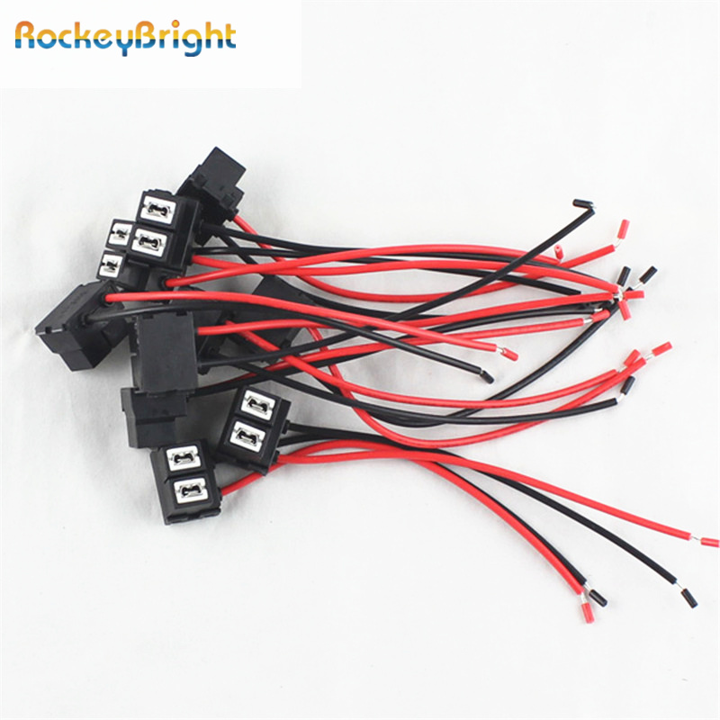 Rockeybright  h7 -plugg keramiskt uttag adapter  h7 led-lampa bil ledning förlängningskabel  h7 lampkontakt