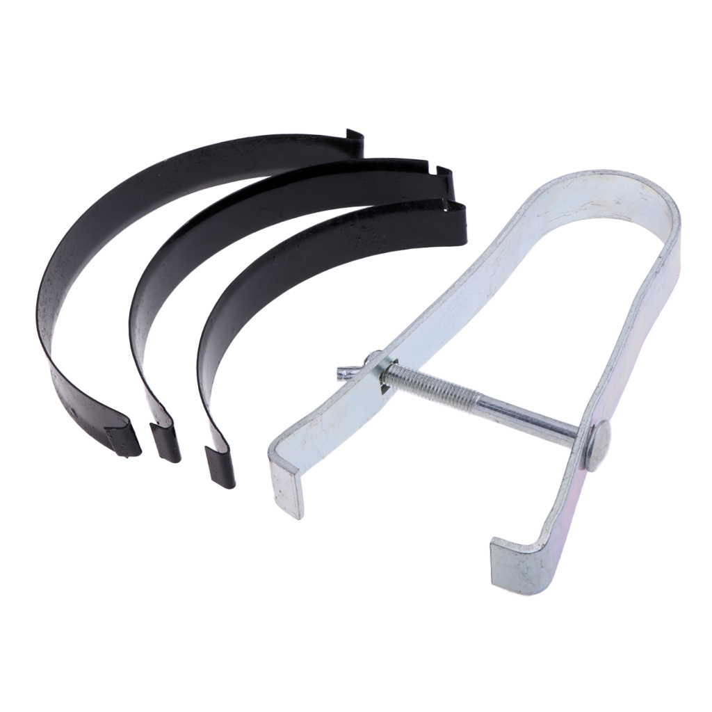 Juego de abrazaderas de anillo de pistón de motocicleta, herramienta de servicio de instalador, juego de compresor de compresión de anillo, rango de ajuste de 50mm a 85mm, 1 Juego