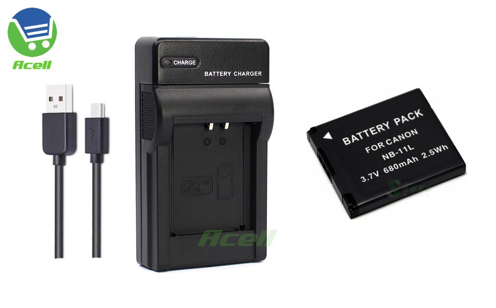 NB-11L Battery for Canon PowerShot SX430 SX420 SX410 SX400 IS IXUS 285 275 265 HS IXUS 190 185 180 Camera Replace NB-11LH: 1Battery 1Charger