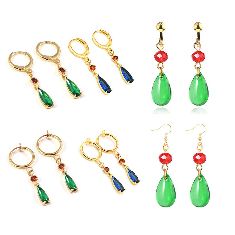 Boucles d'oreilles inspirées du château en mouvement de Howl, Miyazaki Hayao, Costume de dessin animé Howl, clous d'oreilles pour femmes et filles, accessoires bijoux Cosplay