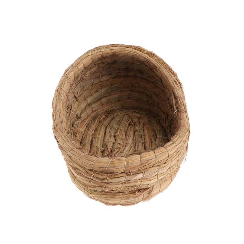 Pet Nest Woven Natural Straw Hamster Rabbit Guinea Pigs Warm House Handmade Cage