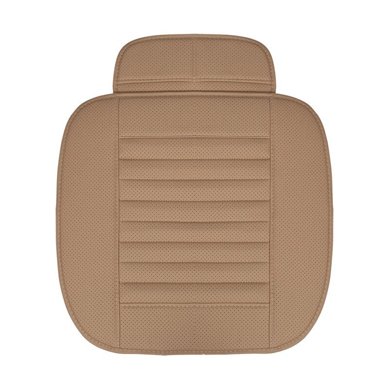 PU Leather Car Seat Cover Seat Cushion for VW Polo Golf Passat CC Touran Tiguan Touareg Phaeton T-ROC Multivan Car Accessories: Beige 1 Seat