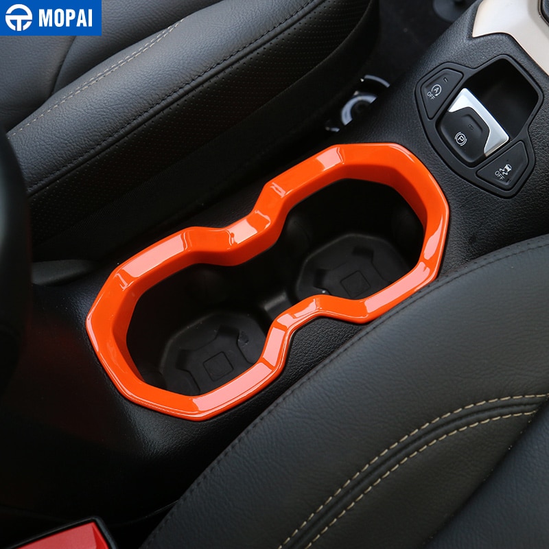 Para coches MOPAI Interior accesorios ABS sostenedor de taza decoración pegatinas para Jeep renegado bebidas titular estilo