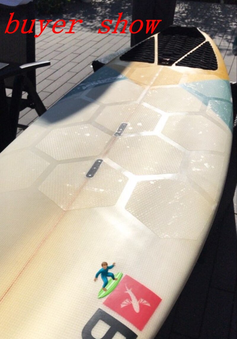 Gorący bezwoskowy sześciokątny deska surfingowa deska pokładowa trakcja surfować Podkładka surfing akcesoria 20 sztuk/pudło